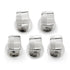 Sterling Silver Tartan Plaid 5-Studs by Cufflinks.com