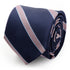 The Travis Tie (Navy Pink Stripe Men&