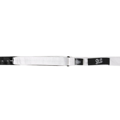 White Silk Self Bow Tie by Cufflinks.com