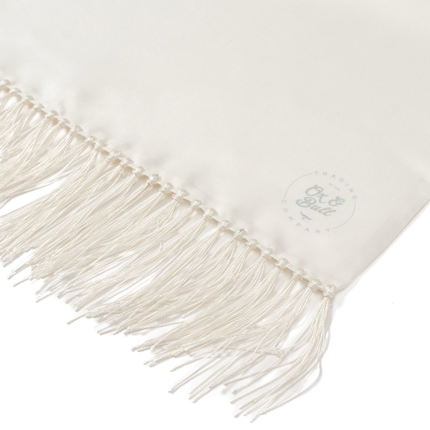 White Silk Tuxedo Scarf by Cufflinks.com