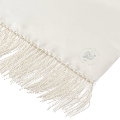 White Silk Tuxedo Scarf by Cufflinks.com
