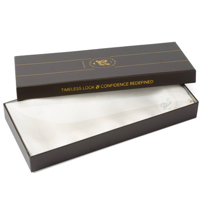 White Silk Tuxedo Scarf by Cufflinks.com