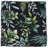 Leaf Watercolor Black Pocket Square by Cufflinks.com