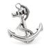 Anchor Sterling Silver 3D Lapel Pin by Cufflinks.com