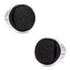 Sterling Silver Classic Round Blue Goldstone Cufflinks by Cufflinks.com