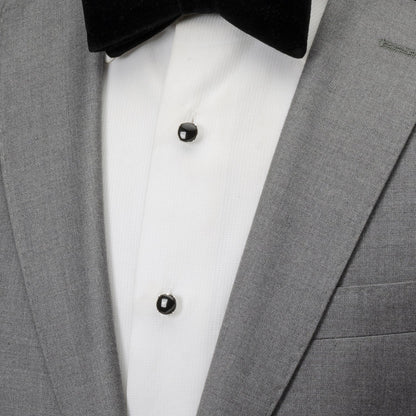 Sterling Silver Classic Formal Black Onyx 5-Studs by Cufflinks.com