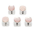 Sterling Silver Classic Formal Pink Mother of Pearl 5-Studs by Cufflinks.com
