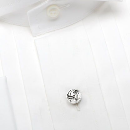 Modern Knot Sterling Silver 5-Studs by Cufflinks.com
