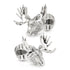 Antique Sterling Silver Moose Cufflinks by Cufflinks.com