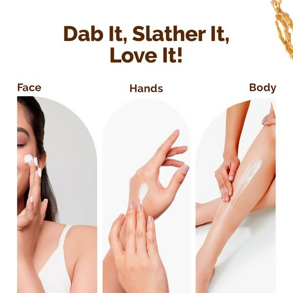 Mamaearth Rice Dewy Bright Light Moisturizing Cream with Rice Water &amp; Niacinamide For Glass-Skin