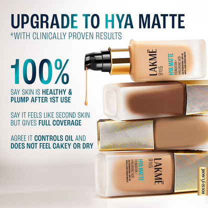 Lakme 9to5 Hya Matte Foundation + Hyaluronic Acid - Neutral Medium
