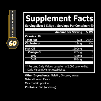 OMEGA 3 by BLACKLABEL Supplements
