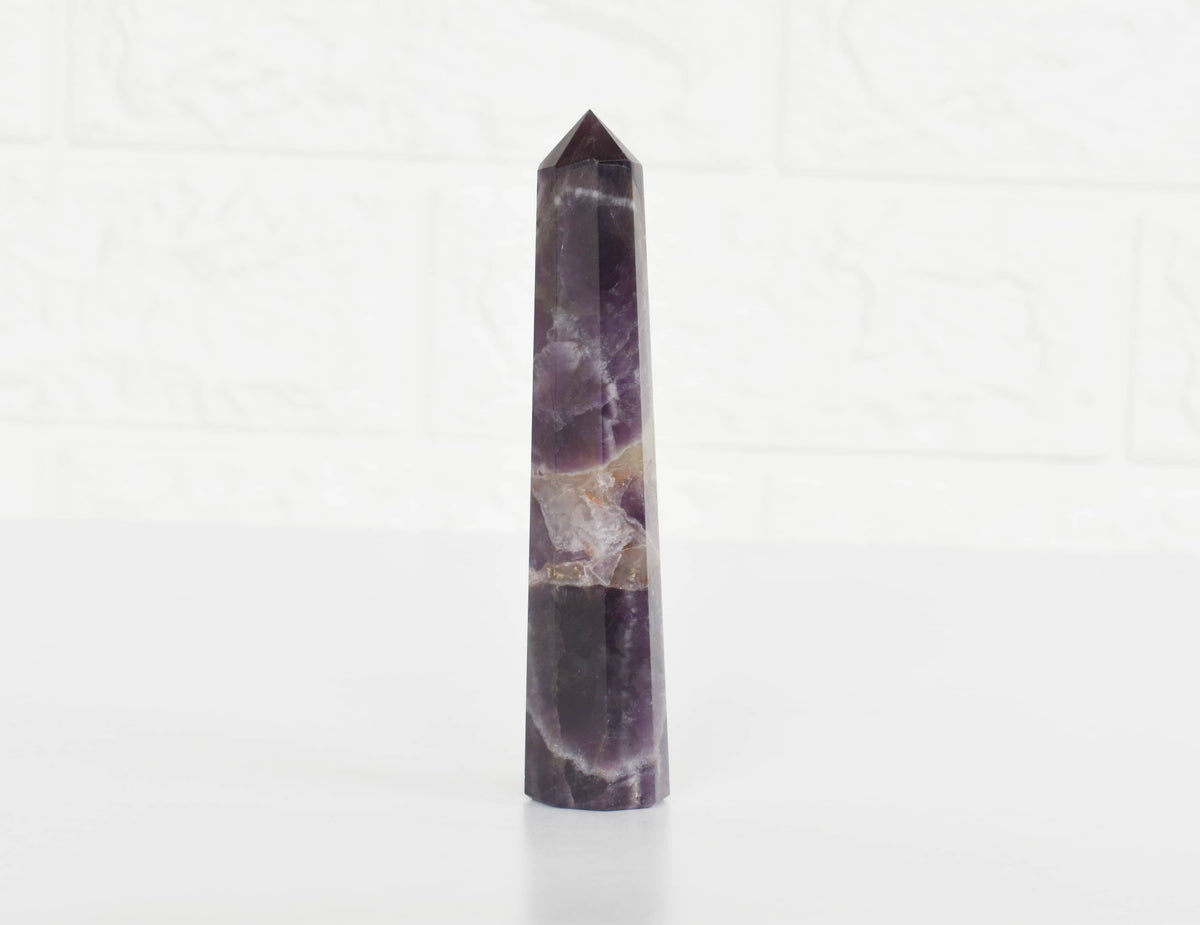 Pack of 3 Natural Crystal Tower Points, Genuine Quartz Crystal Wands  DestGlow