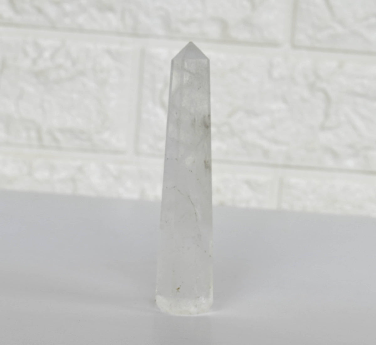 Pack of 3 Natural Crystal Tower Points, Genuine Quartz Crystal Wands  DestGlow