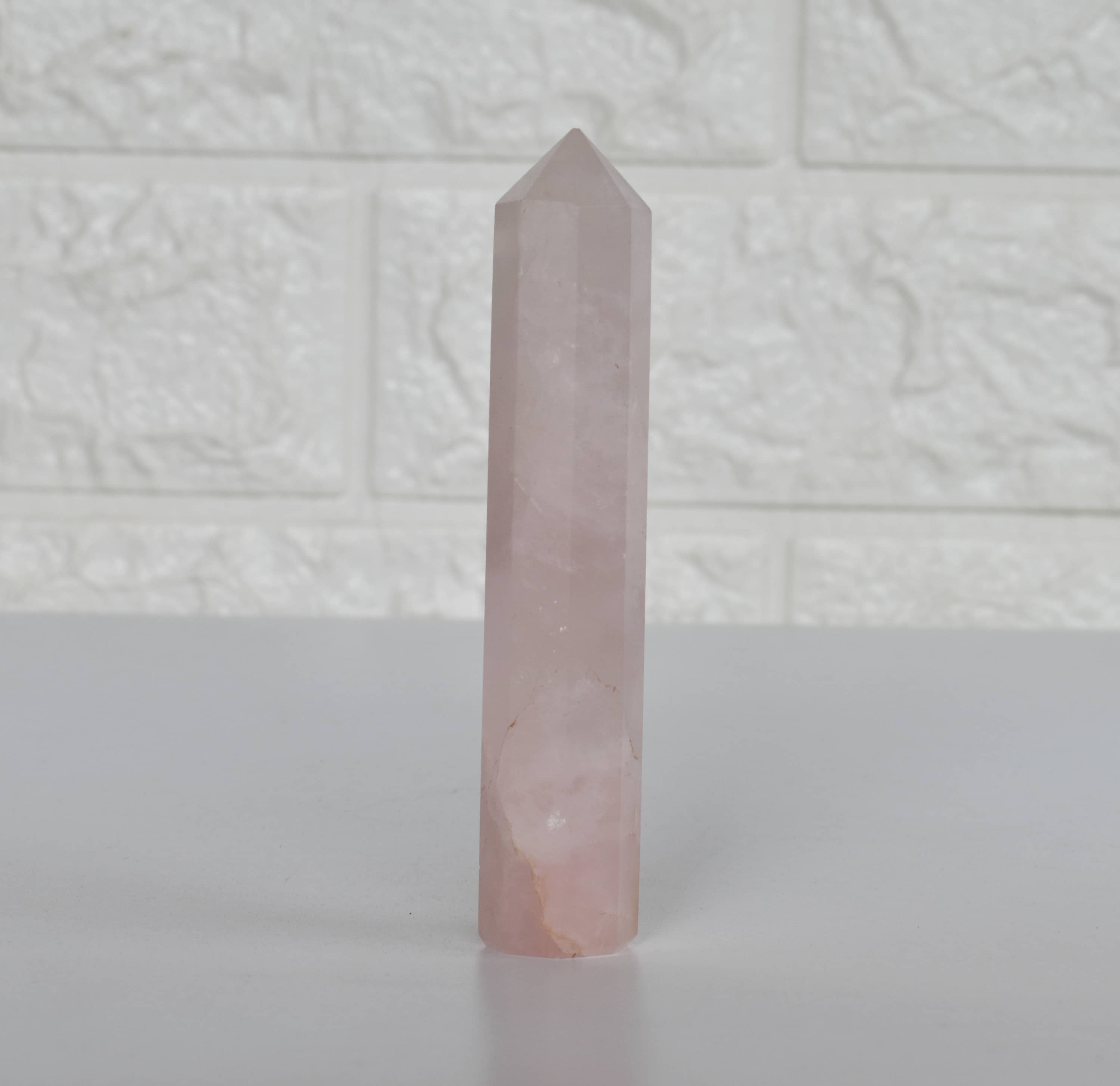Pack of 3 Natural Crystal Tower Points, Genuine Quartz Crystal Wands  DestGlow