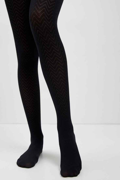 Fantasy Tights Conte Orient - Zigzag pattern