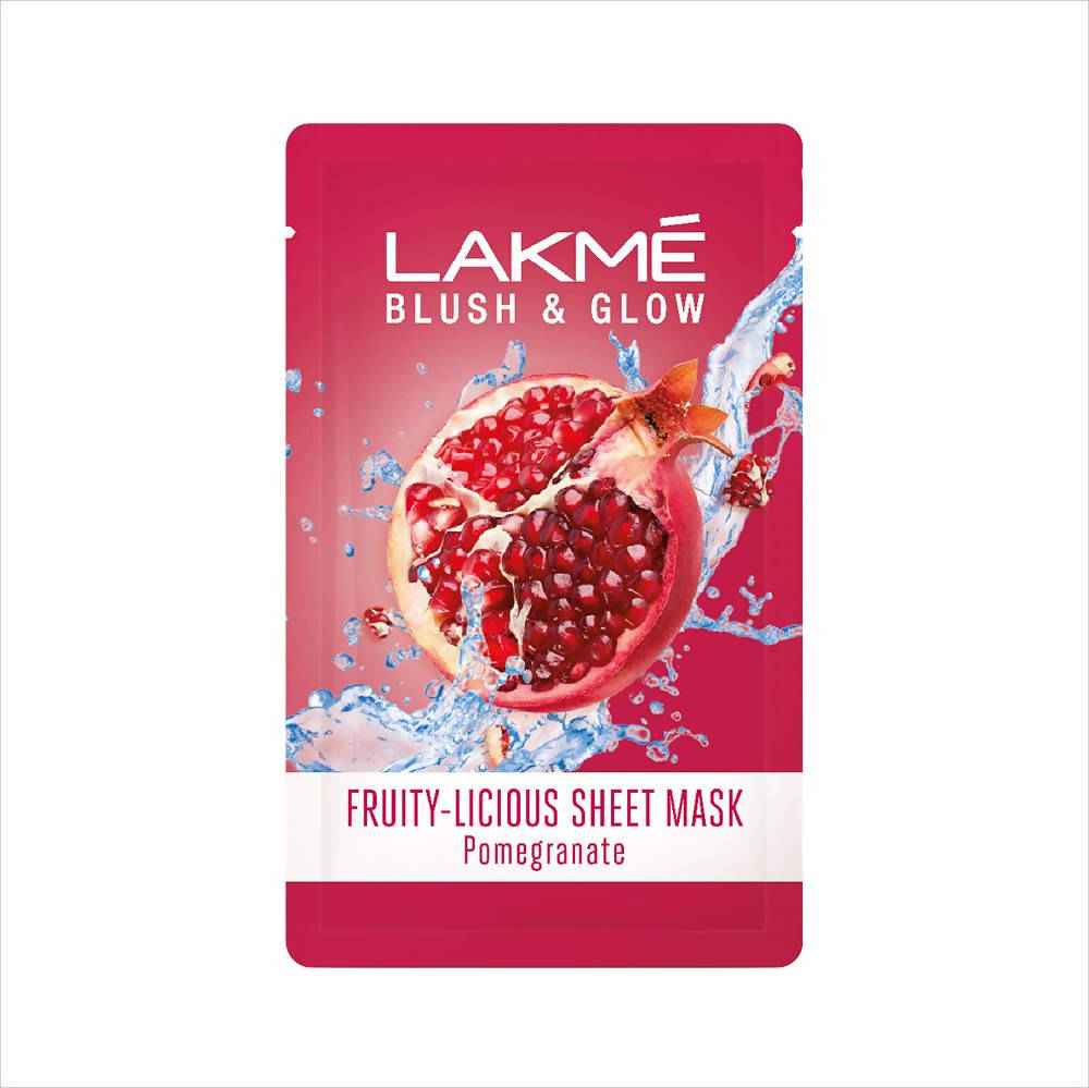 Lakme Blush &amp; Glow Pomegranate Sheet Mask