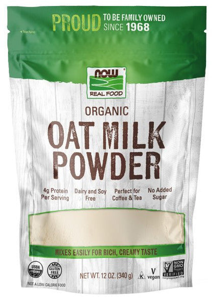 Oat Milk Powder, Organic, NOW by Country Life Natural Foods