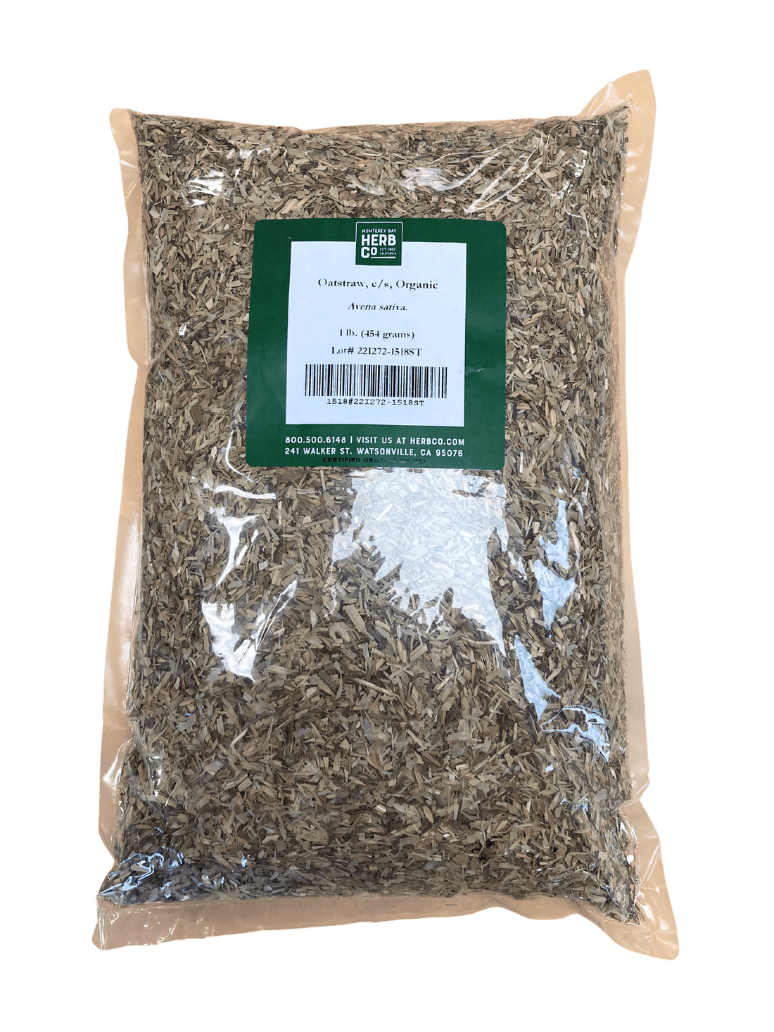 Oat Straw, Organic, Cut, Sifted by Country Life Natural Foods