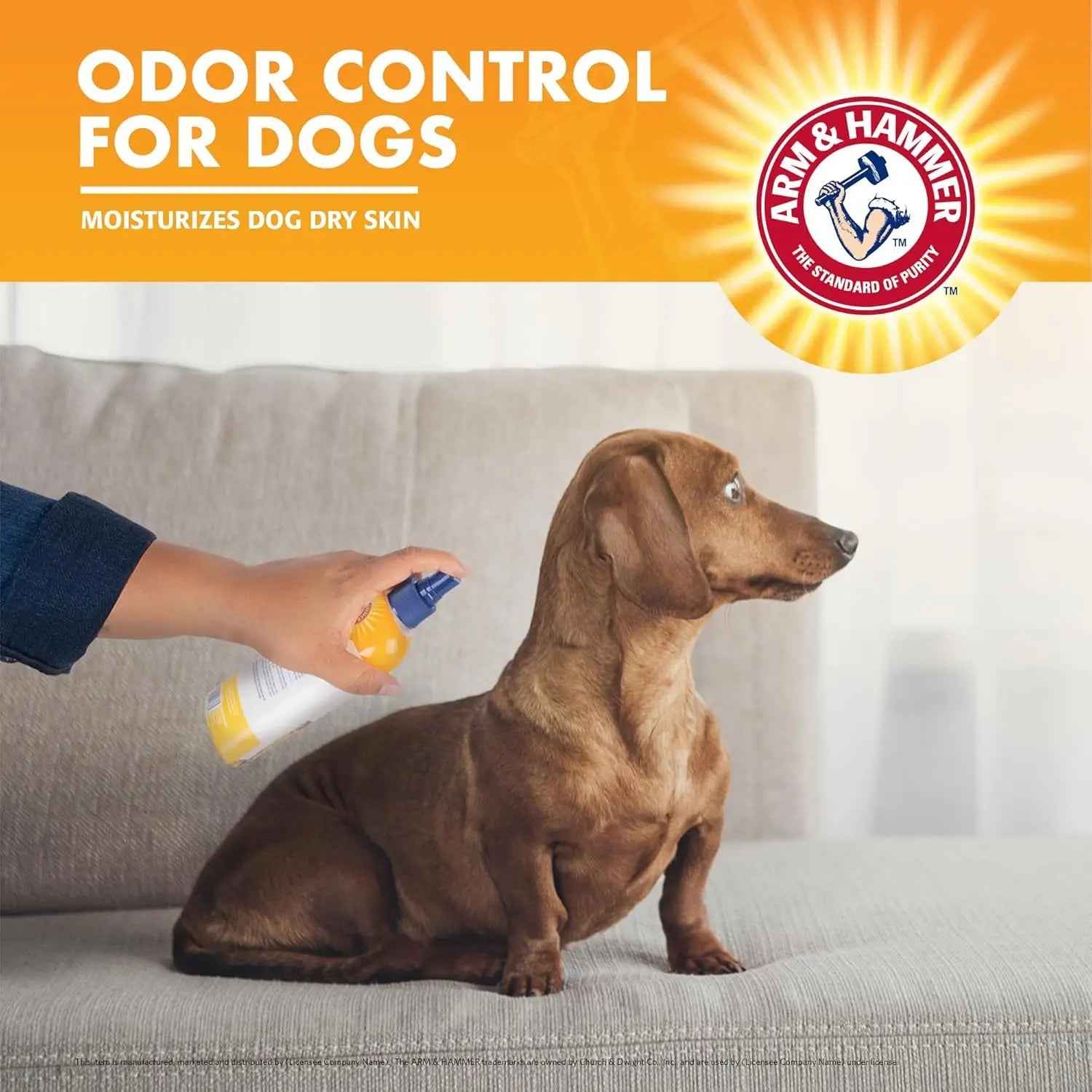 Arm &amp; Hammer for Pets Super Deodorizing Spray for Dogs | Best Odor Eliminating Spray for All Dogs &amp; Puppies | Fresh Kiwi Blossom Scent That Smells Great, 8 Ounces