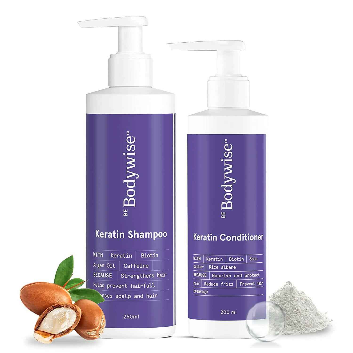 BeBodywise Keratin Shampoo and Conditioner