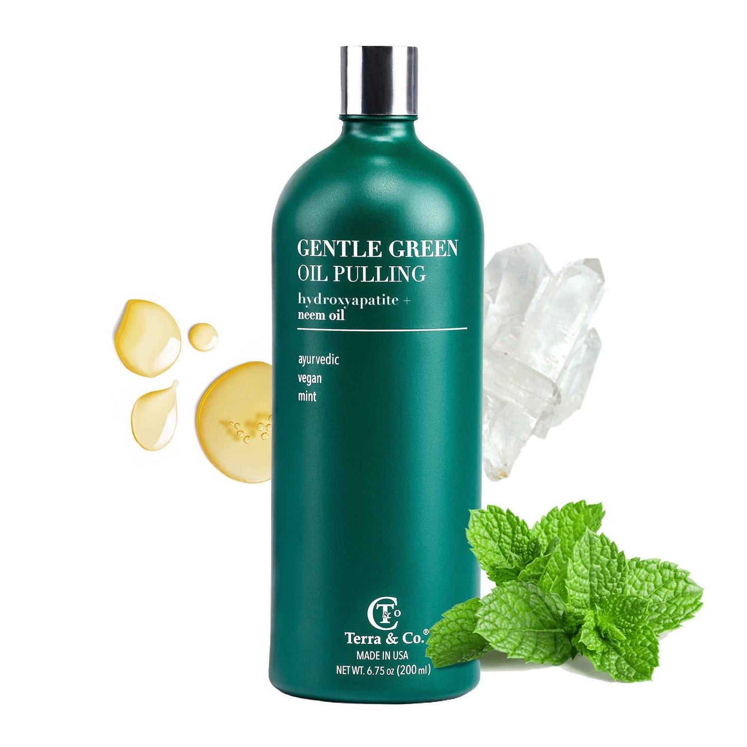 Gentle Green Oil Pulling Mouthwash – Enamel Support &amp; Gum Health