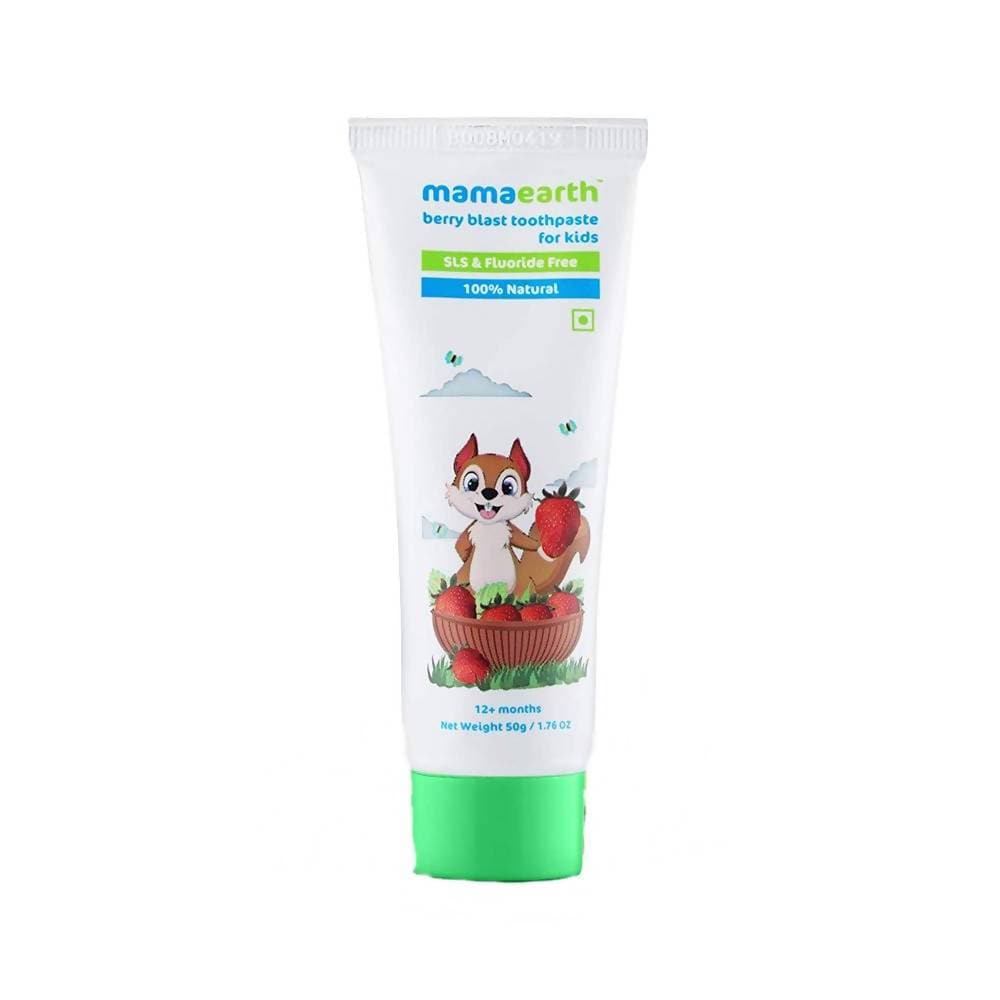 Mamaearth Berry Blast Kids Toothpaste For Promotes Healthy Teeth &amp; Gums, Cleanses Teeth