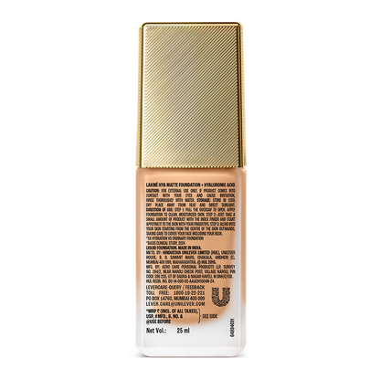 Lakme 9to5 Hya Matte Foundation + Hyaluronic Acid - Cool Rose