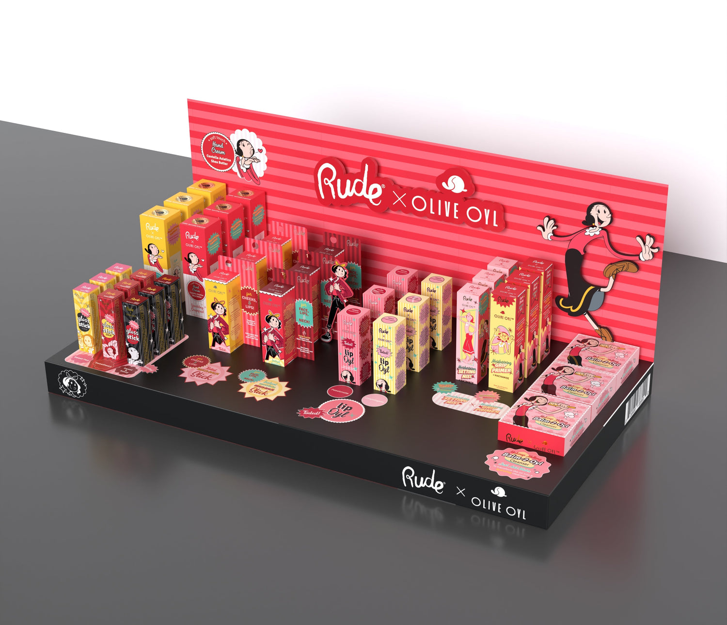 RUDE Olive Oyl Display Set A - Display Set A - DestGlow
