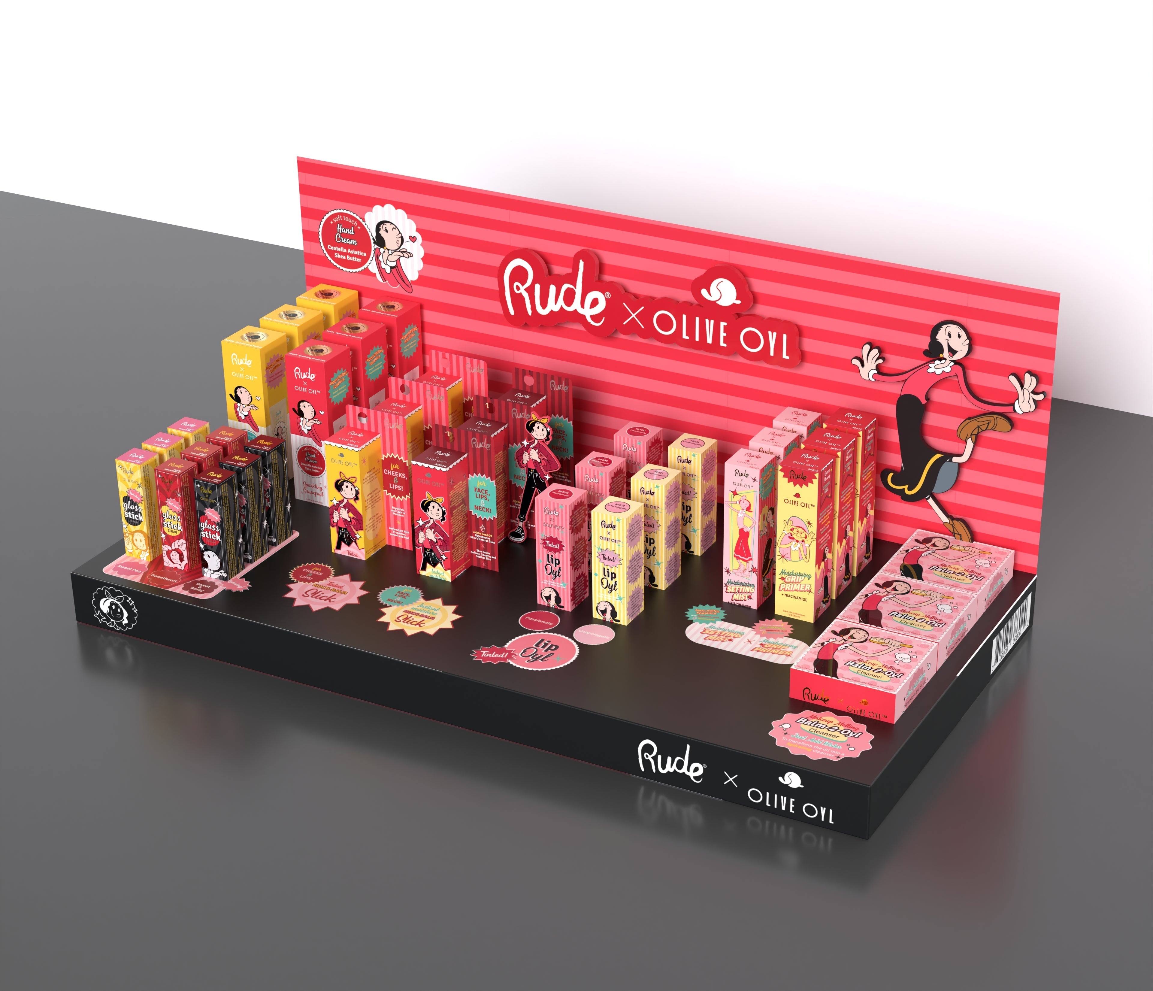 RUDE Olive Oyl Display Set A - Display Set A - DestGlow