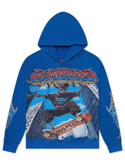 Godspeed Ollie Hoodie - Blue by Denim Exchange