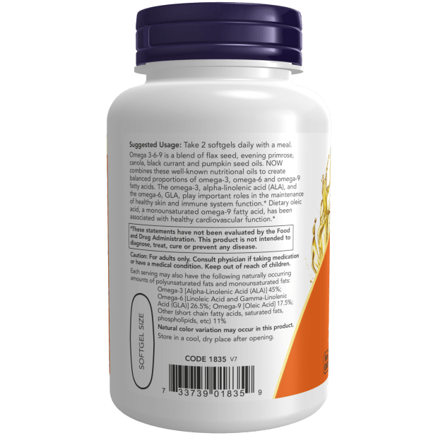 Omega 3-6-9 1000mg by Country Life Natural Foods