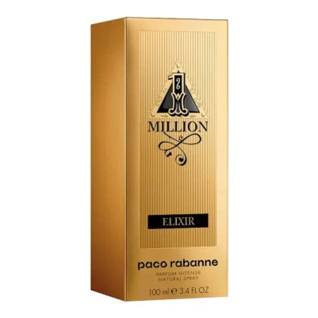 One Million Elixir By Paco Rabanne For Men 3.4oz Eau De Parfum Intense Spray by perfumesandrea