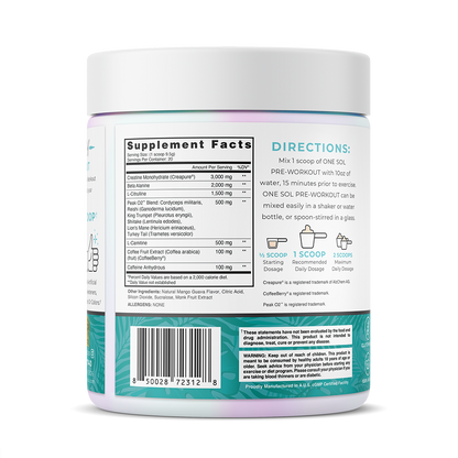 Pre Workout Training Formula