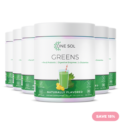 Greens + Pre &amp; Probiotic with Digestive Enzymes