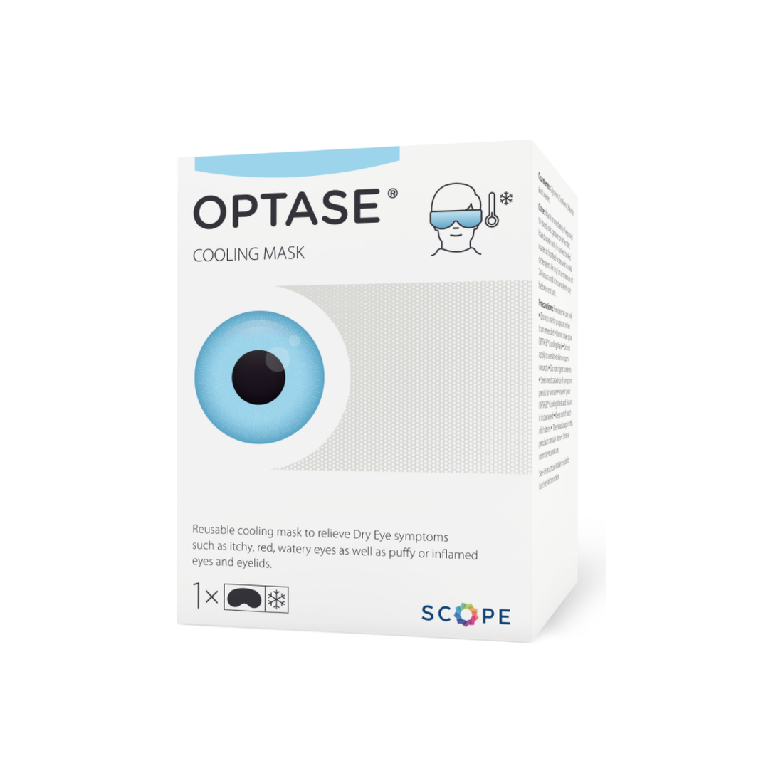 Optase Cooling Eye Mask - For Eye Inflammation Relief 