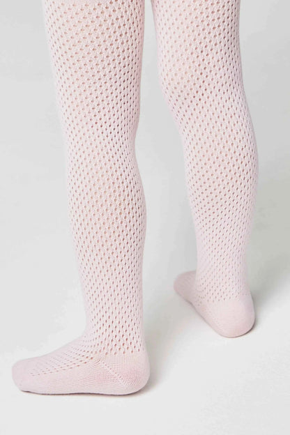 Conte-Kids Cotton Tights Miss 616 - Mesh Pattern
