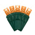 LED Mini Lights 5MM Orange Twinkle  6" Spacing