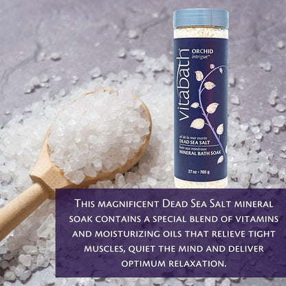 Vitabath Orchid Intrigue Dead Sea Salt 27 oz by Pasteur Pharmacy