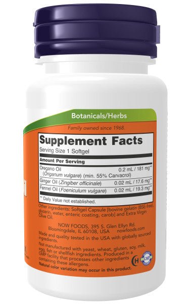Oregano Oil SoftGels by Country Life Natural Foods