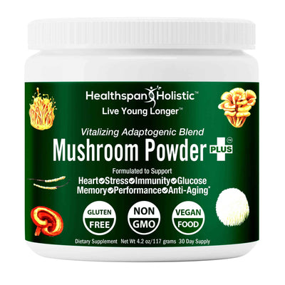 Organic Adaptogenic Mushroom Powder+