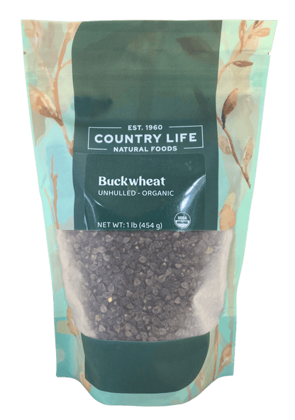 Buckwheat, Unhulled For Sprouting, Organic by Country Life Natural Foods
