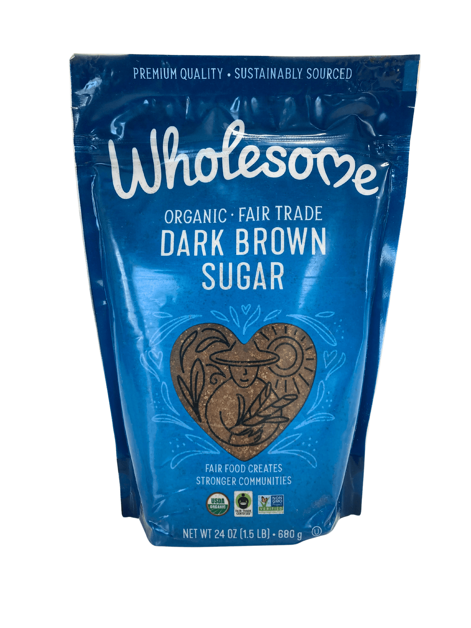 Brown Sugar, Dark, Organic by Country Life Natural Foods