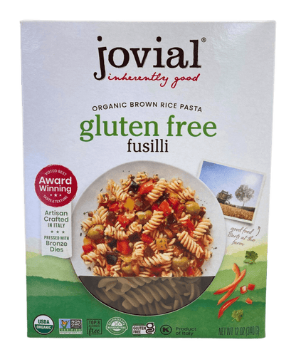 Fusilli, Brown Rice, Organic, Jovial, Gluten-Free - DestGlow
