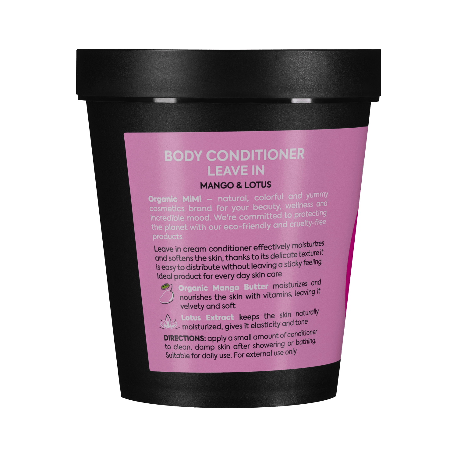 Organic Mimi, Body Conditioner Leave In Mango &amp; Lotus, 200 ml by Damask Rose