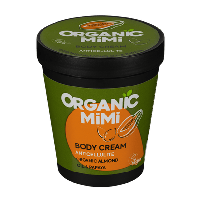 Organic Mimi, Body Cream Antiсellulite Almond &amp; Papaya, 200 ml by Damask Rose
