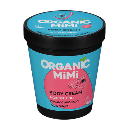 Organic Mimi, Body Cream Moisturizing Avocado &amp; Guava, 200 ml by Damask Rose
