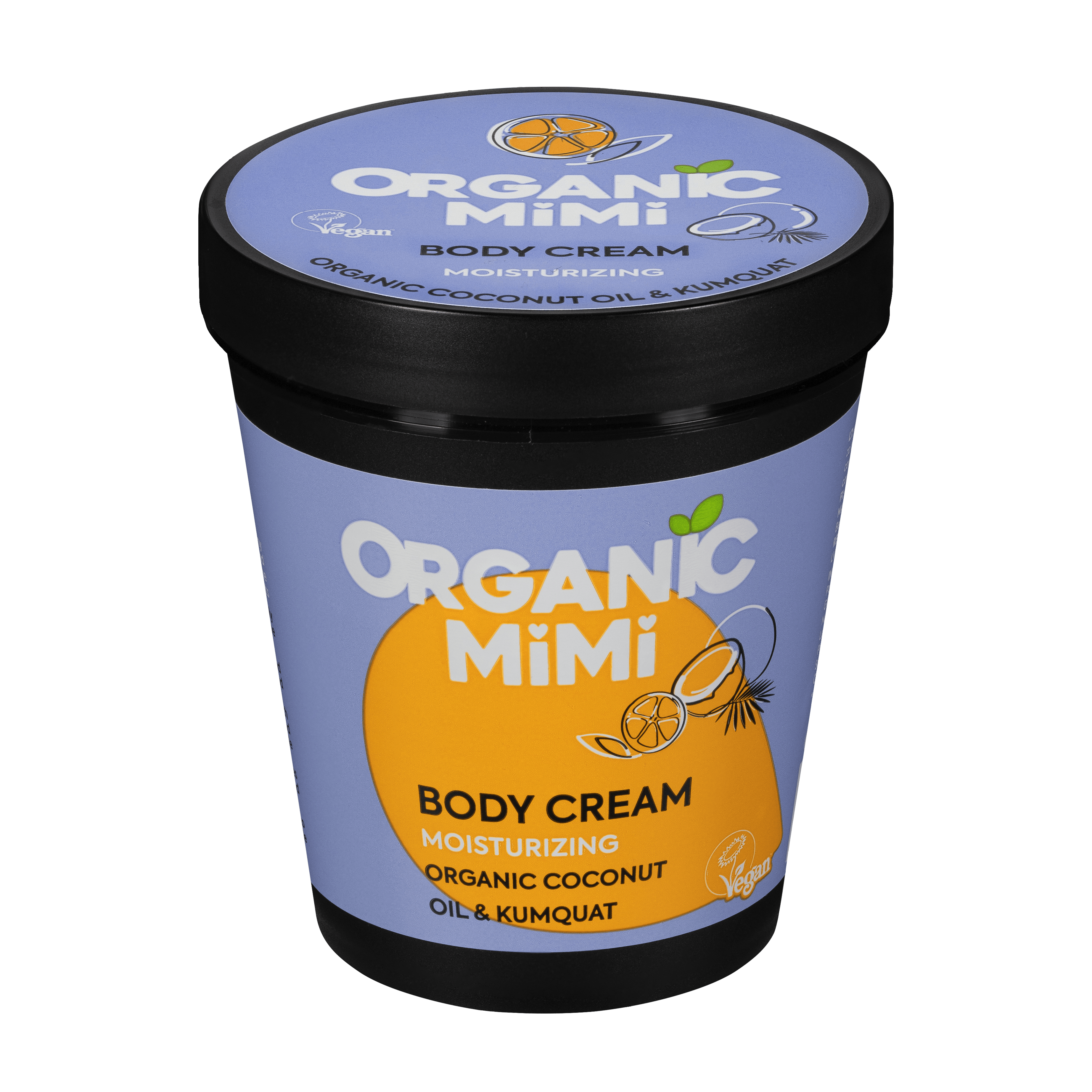 Organic Mimi, Body Cream Moisturizing Coconut &amp; Kumquat, 200 ml by Damask Rose