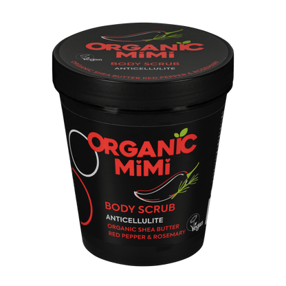 Organic Mimi, Body Scrub Anticellulite Red Pepper &amp; Rosemary, 250 g by Damask Rose