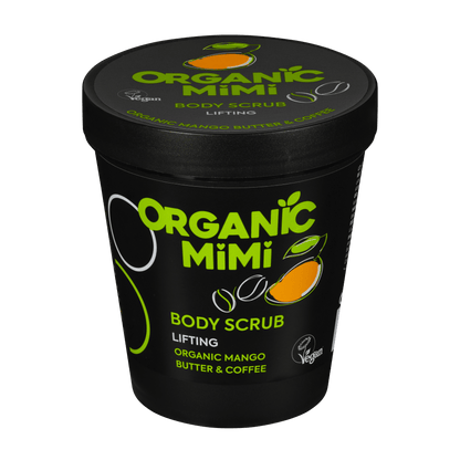Organic Mimi, Body Scrub Lifting Mango &amp; Coffee, 250 g by Damask Rose